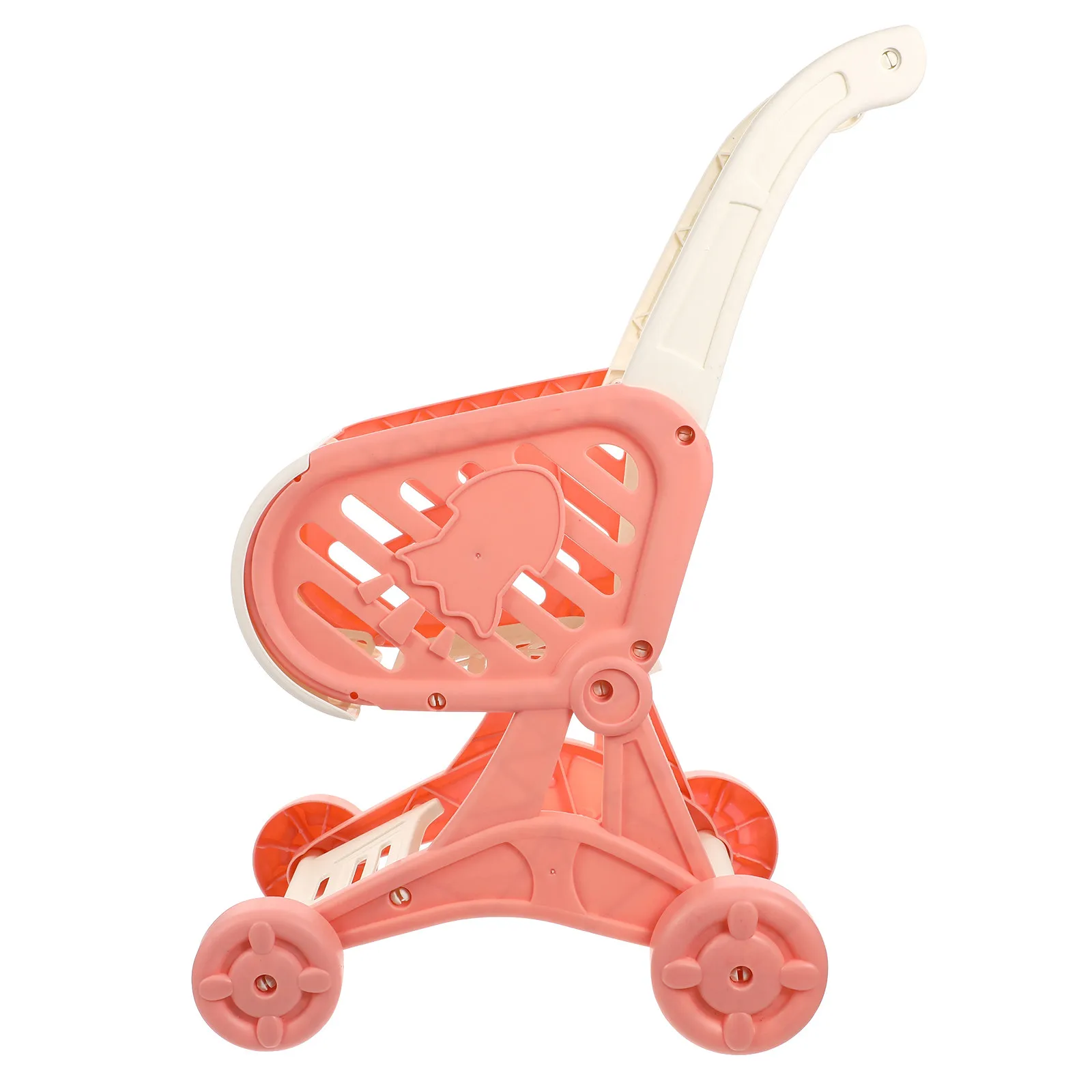 

1Pcs Simulation Shopping Cart Mini Kids Playing Cart Baby Independence Development Storage Rack Plastic Supermarket