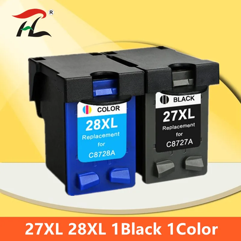 Replacement 27XL 28XL Ink Cartridge for HP 27 28 for hp27 for hp28 Deskjet 3320 3325 3743 3744 3745 3748 3845 3847 3848 4212