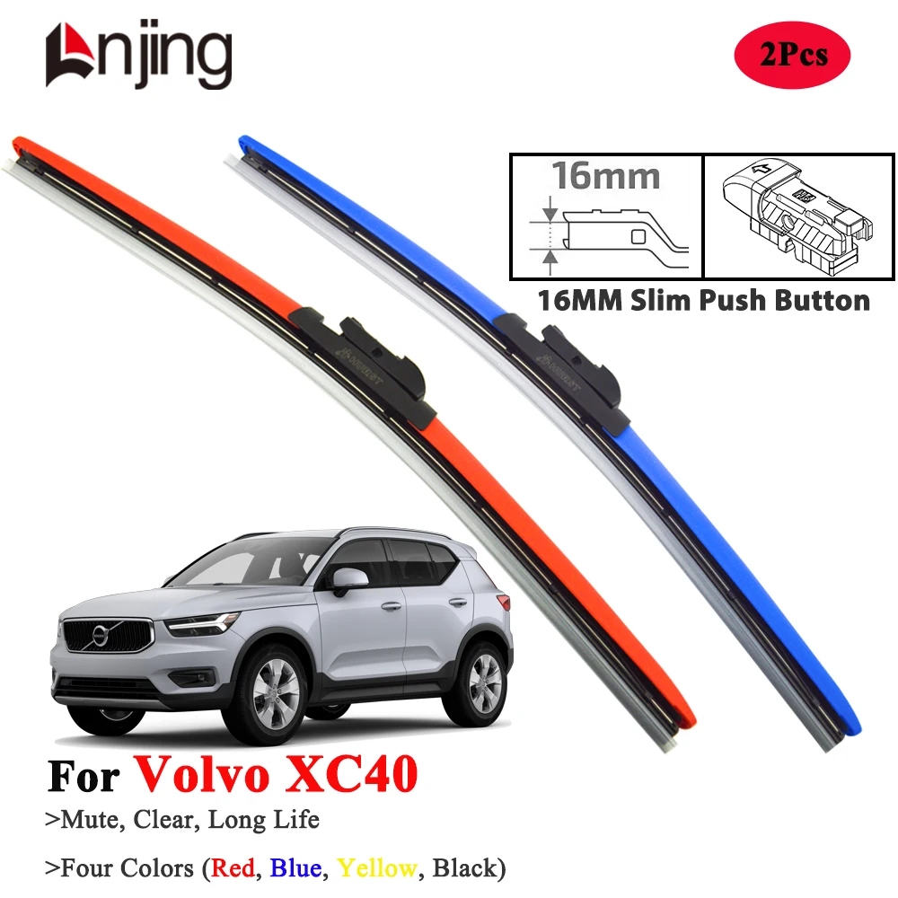 

LNJING Windshield Wiper Blades For Volvo XC40 Recharge EC40 EX40 2017-Now