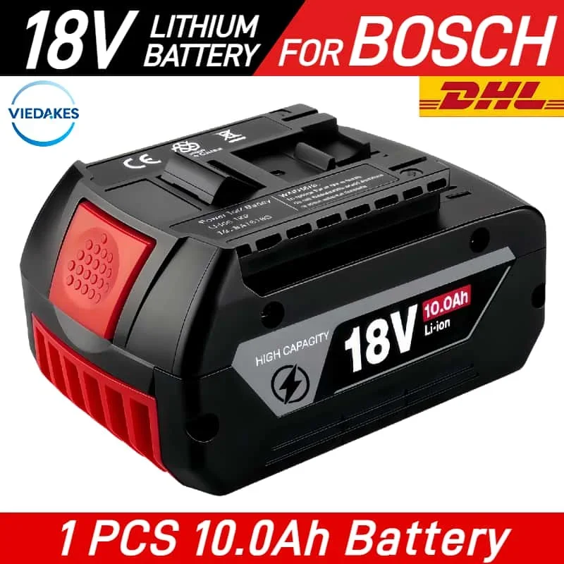 ? Snelle levering 18v 8000/10000mAh bateria voor bosch 18v elektrisch gereedschap GSR GDR GSB GDX GKS GWS GLL GOP ? met 2 jaar garantie ?