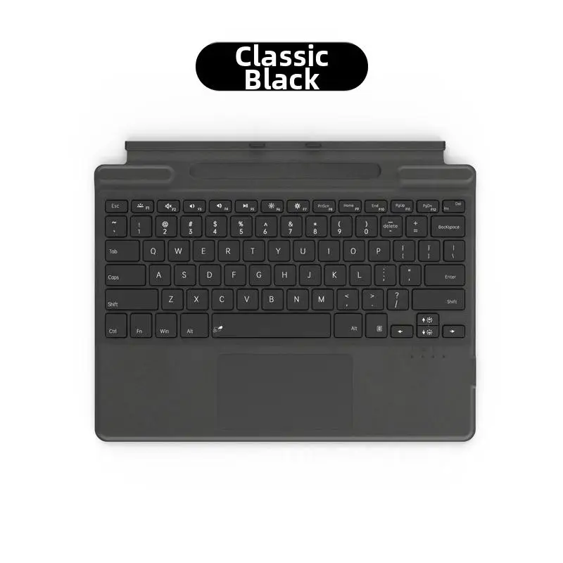 

Магнитная сенсорная клавиатура Bluetooth, совместимая с беспроводной клавиатурой Microsoft Surface pro с подсветкой Доступны красочные варианты