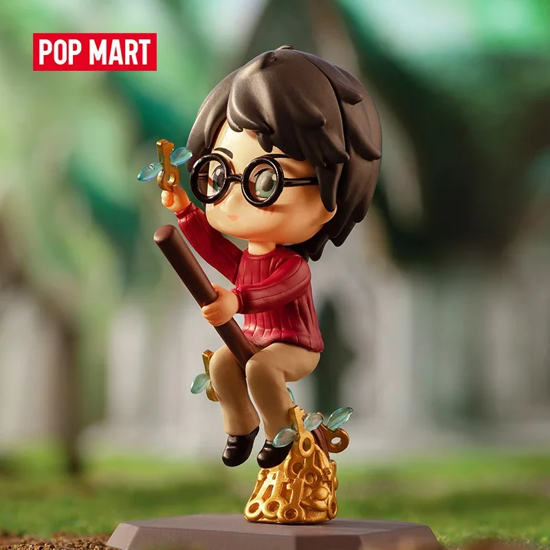 Popmart ماجيك ستون رواية أعمى صندوق عشوائي اللعب تخمين حقيبة مفاجأة صندوق Kawaii الحلي نموذج لجسم دمية Kawaii للبنين هدية