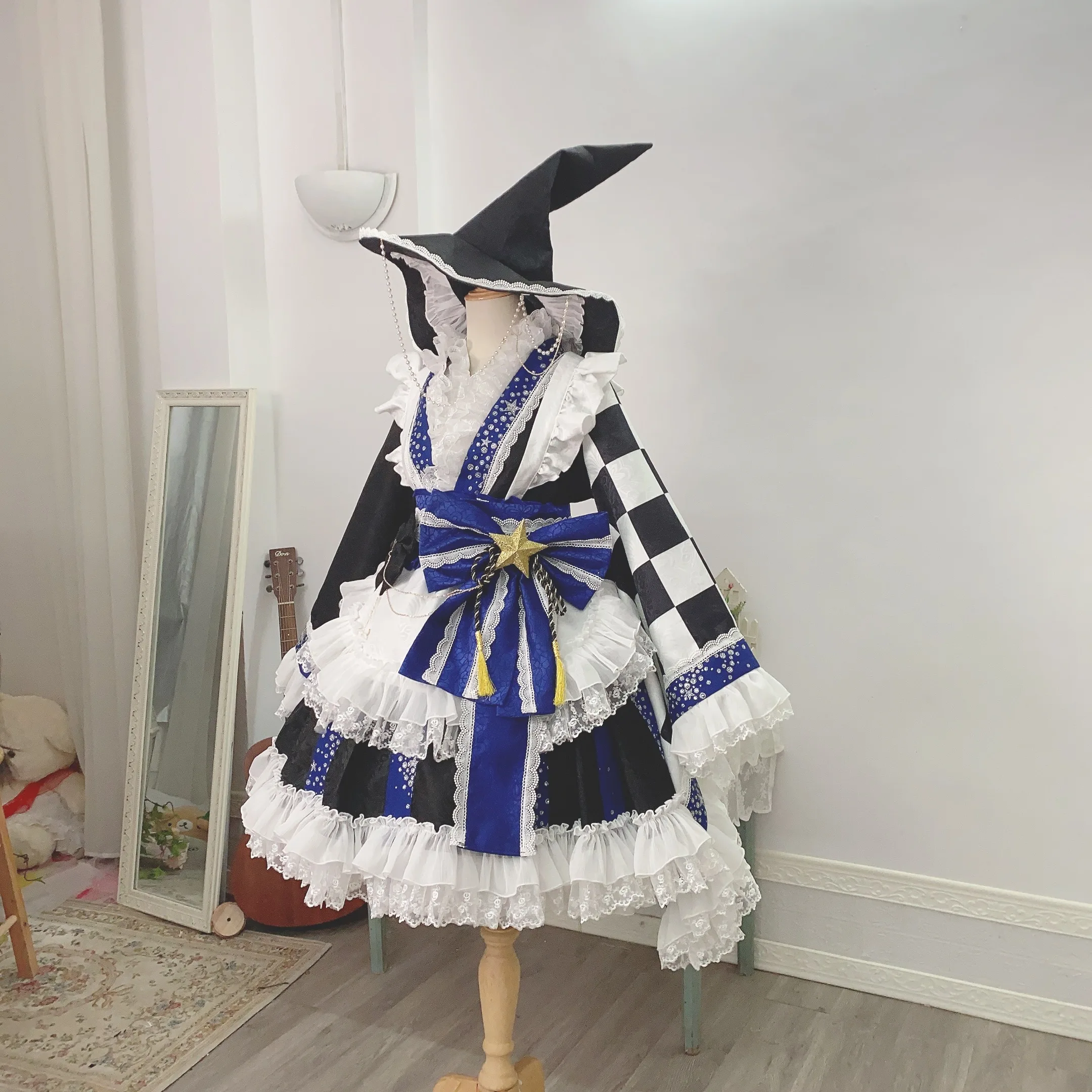 COS-HoHo Anime Touhou Project Kirisame Marisa Game Suit Elegant Uniform Cosplay Costume Halloween Carnival Party Outfit Women