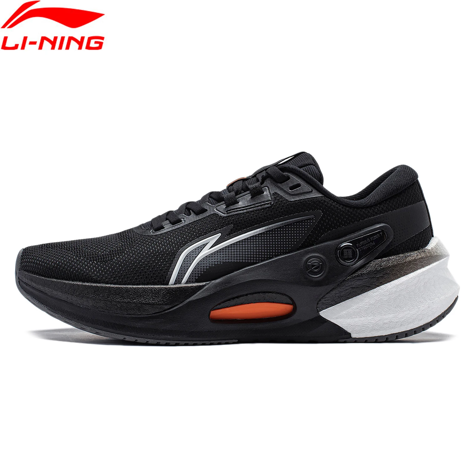 Li-Ning 남성용 FURIOUS RIDER 7 V2 안정성 러닝화, 붐 섬유 쿠션, 안정적인 지지대 스포츠 신발, 웨어러블 스니커즈, ARZU003