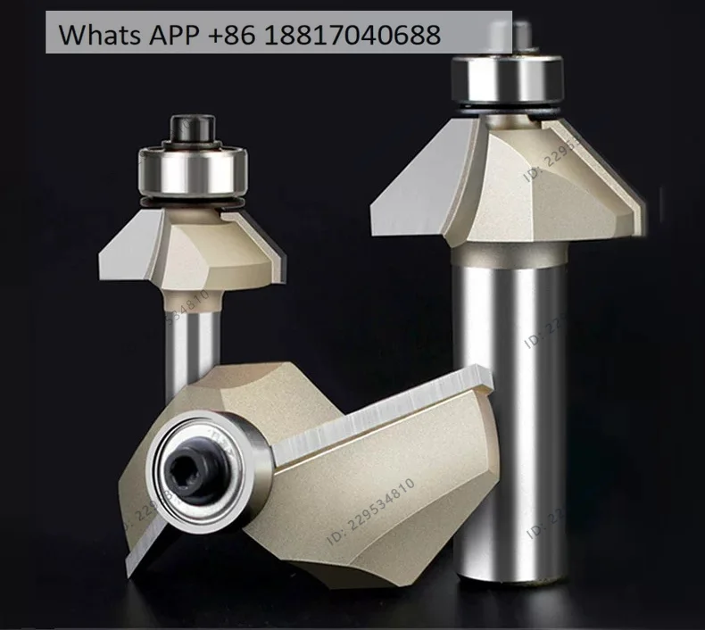 1PC  Woodworking 45 ° bevel knife woodworking tool, trimmer chamfer trimmer bevel milling cutter