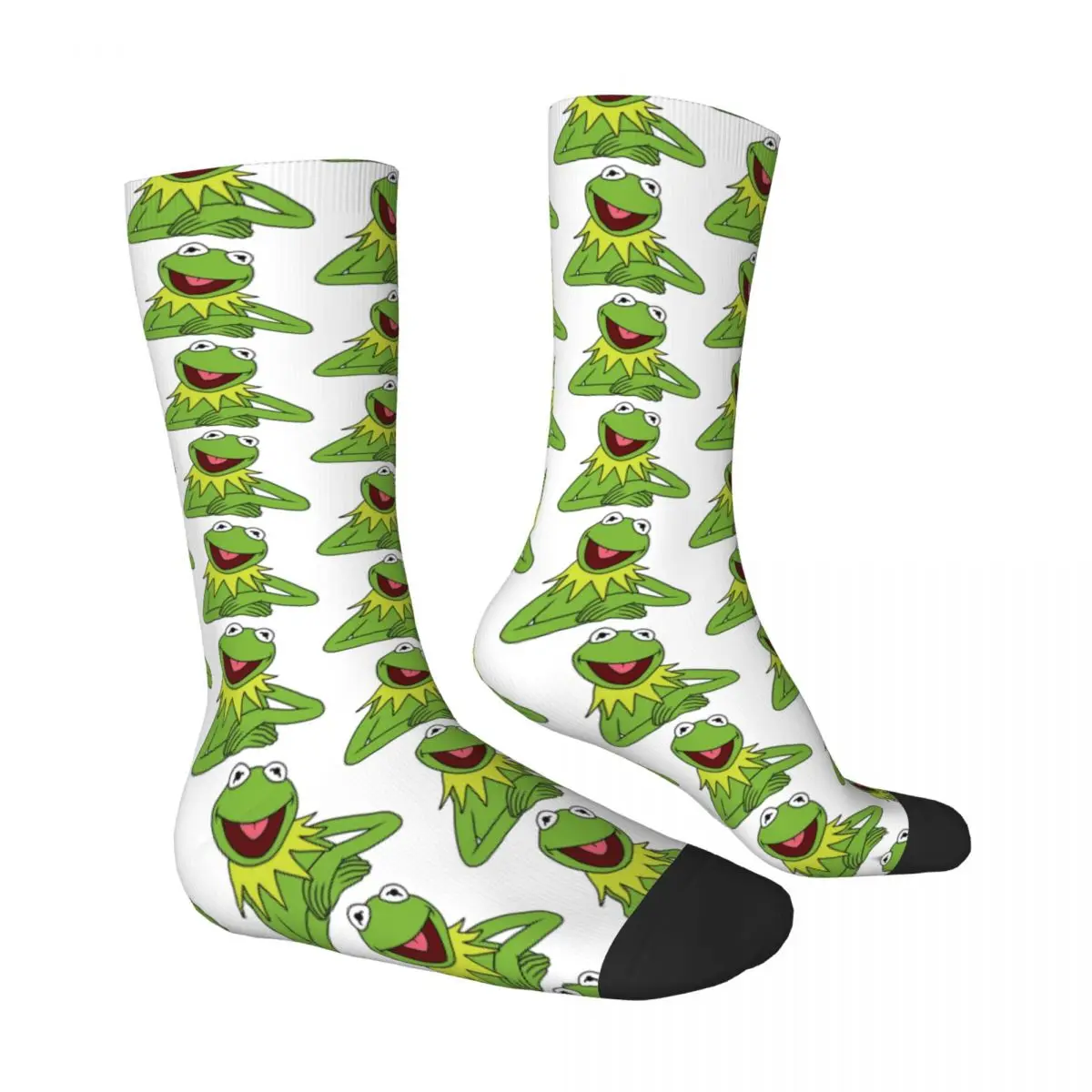 Kermit The Frog Socks Kermit Kawaii Stockings Autumn Anti Skid Unisex Men Socks Warm Soft Pattern Climbing Socks