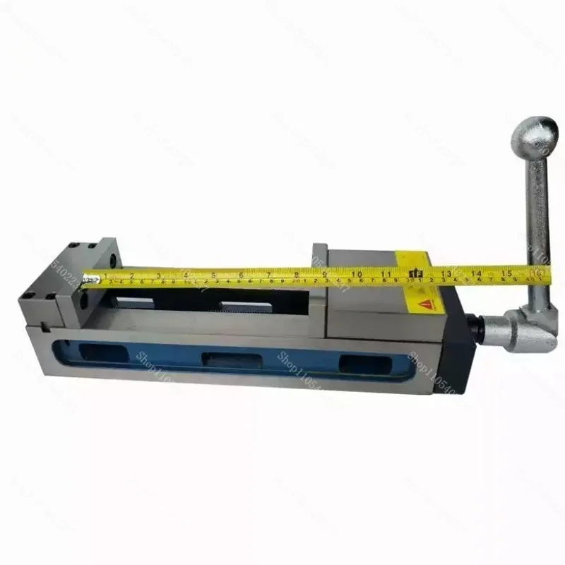 VMC-4L Angle Lock Machine Vise, Long Extended Jaw, 203mm Opening Precision Bench Vice for CNC Milling Machining