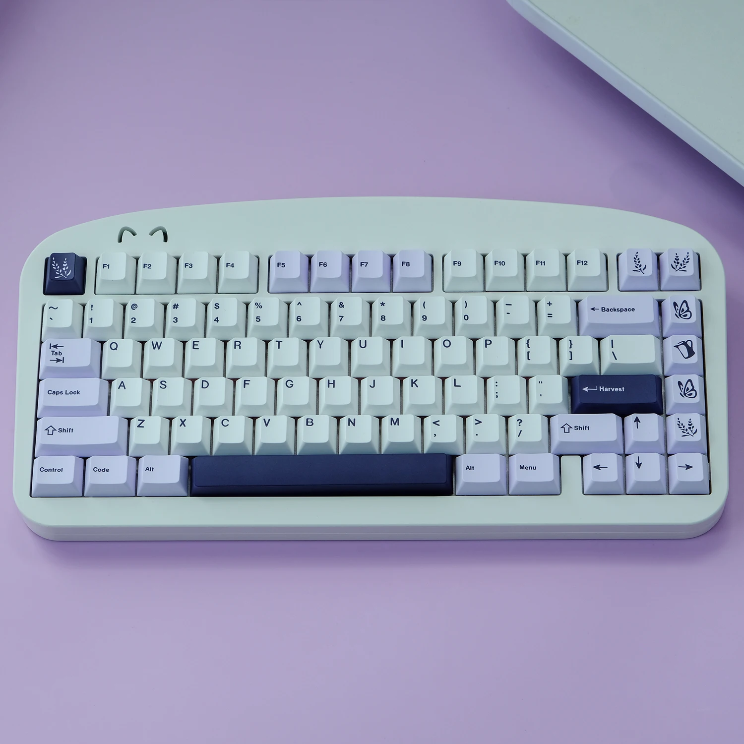 

168 Keys English GMK Lavender Keycaps Cherry Profile PBT Dye Sublimation Mechanical Keyboard Keycap For MX Switch ISO Enter