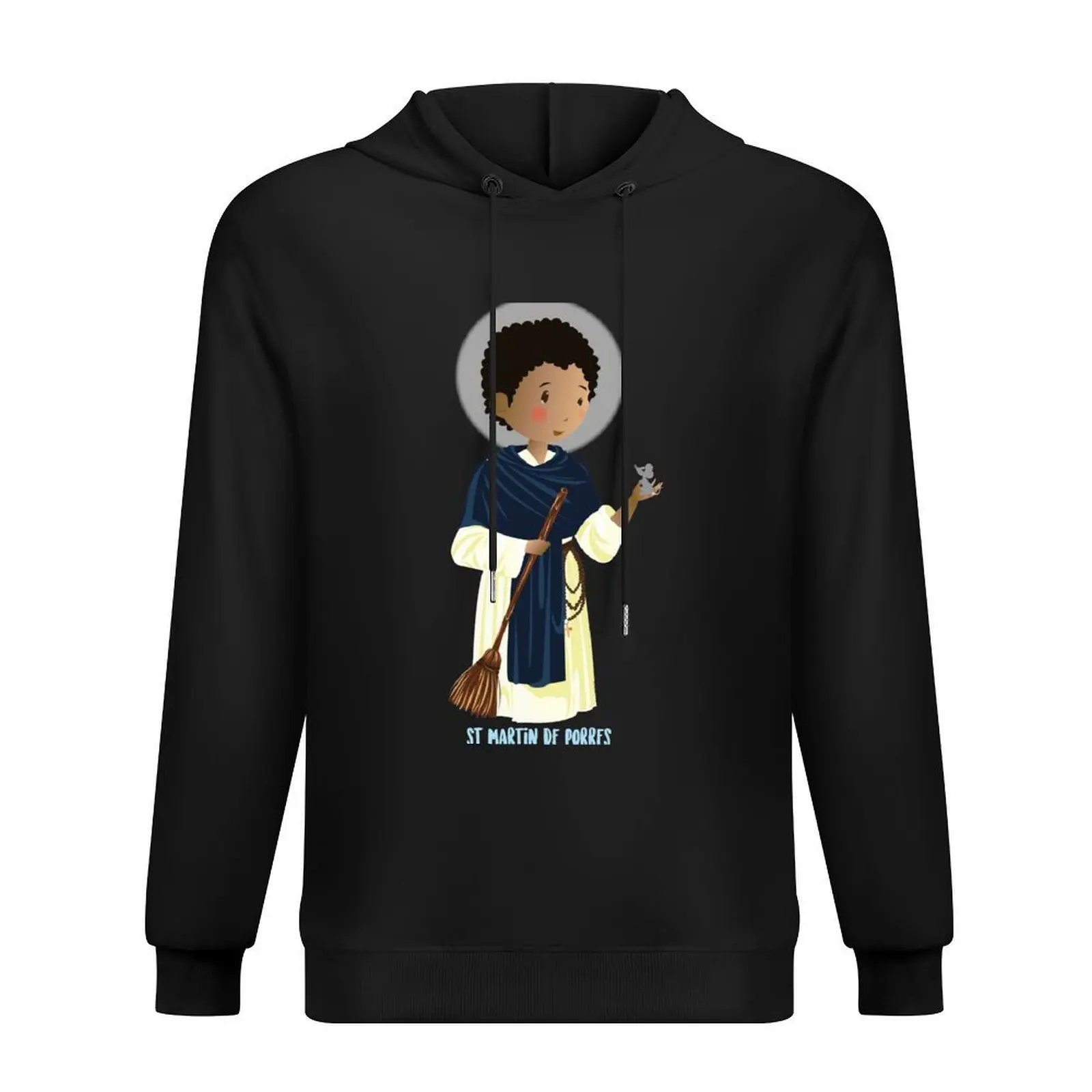 

San Martin de Porres Hoodie men's winter sweater anime clothing anime clothes clothes for men men hoodie