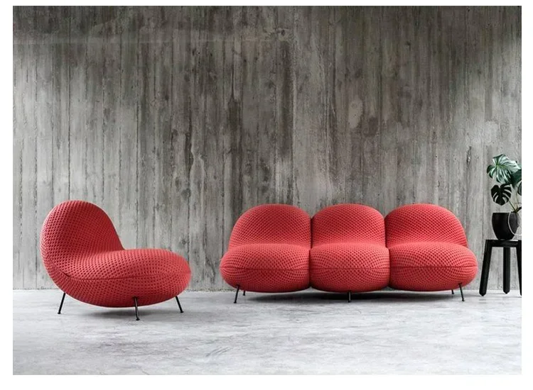 # Italienische moderne Alien kreative Freizeit Kombination Sofa Licht Luxus einfach für Wohnzimmer Schlafzimmer