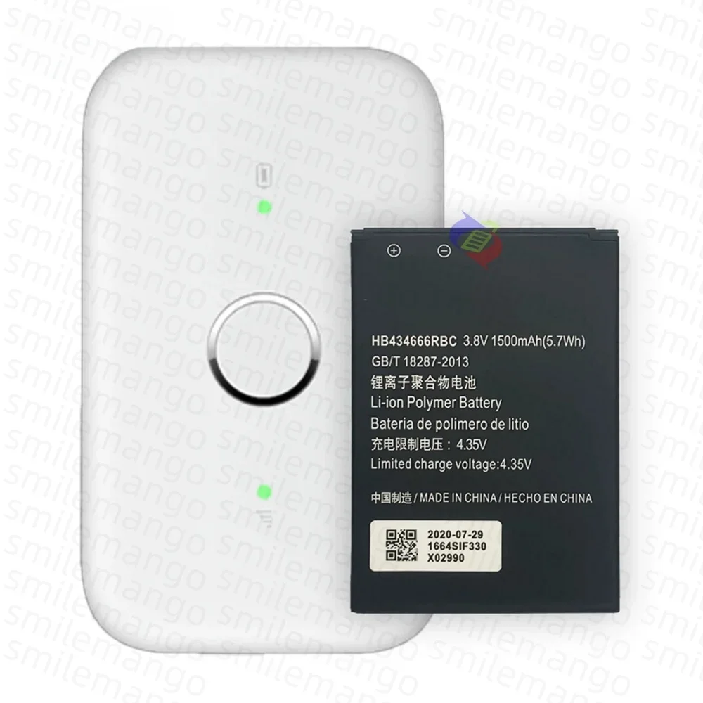 1500mAh High Capacity HB434666RBC Battery For Huawei Router E5573 E5573S E5573s-32 E5573S-320 E5573s-606 -806 Batteries
