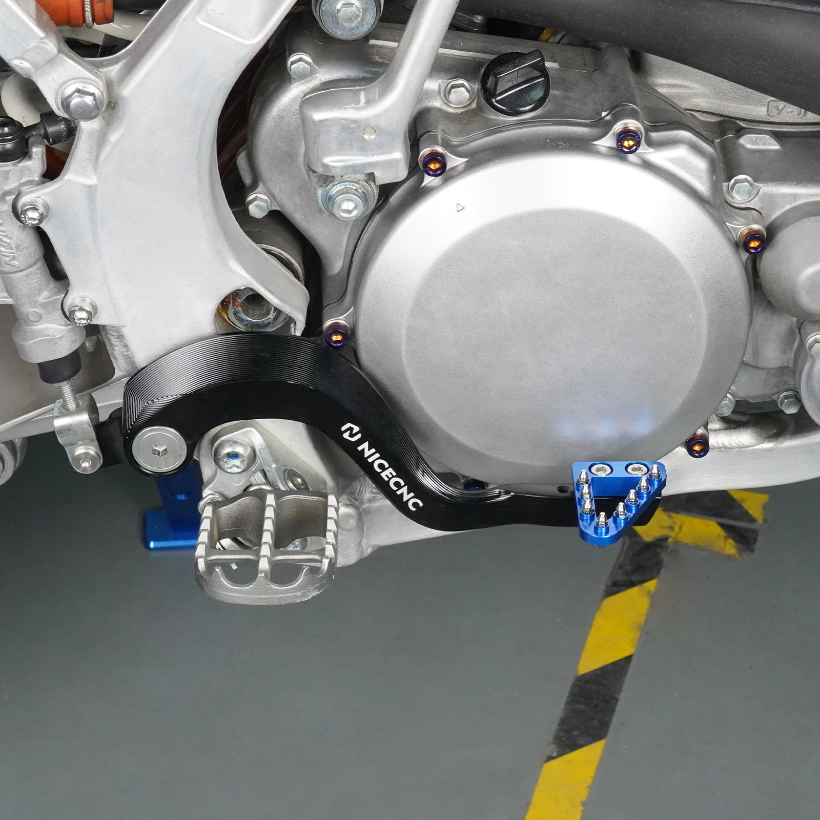 (EU-Lager) Für Yamaha YZ125 YZ250 YZ 125 YZ 250 2005-2024 YZ 125X YZ 250X 2017-2023 Motorrad-Bremspedalhebel mit verstellbarer Spitze – Detail 10