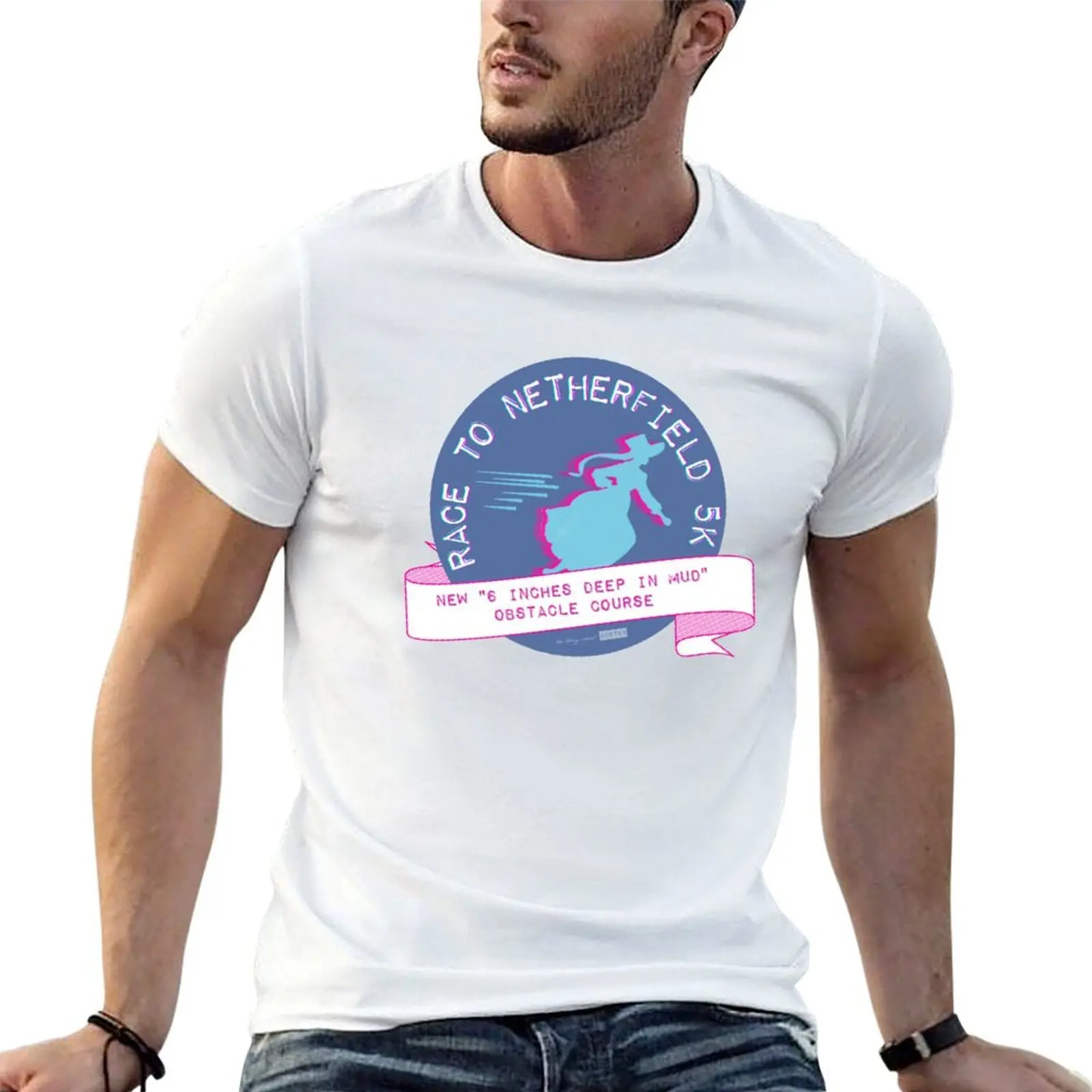 

Race to Netherfield 5K T-Shirt man t shirt heavy cotton t shirt man casual T-Shirt