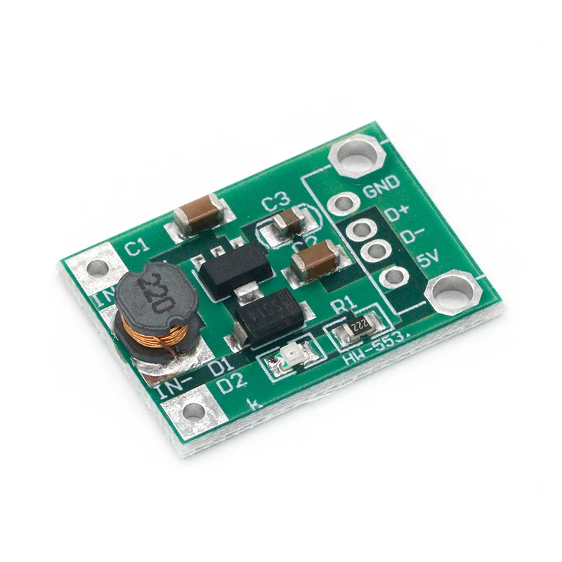 5V DC DC Converter Step Up Power Supply DC-DC Booster Boost Adapter Converter Board Step-Up 500MA Voltage Regulator 1V-5V to 5V