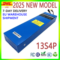2025 new model Batterie lithium-ion 13S4P, adaptée aux appareils électriques CitycoBMS 1000 V, 48V, 60Ah, 54.6 W, populaire
