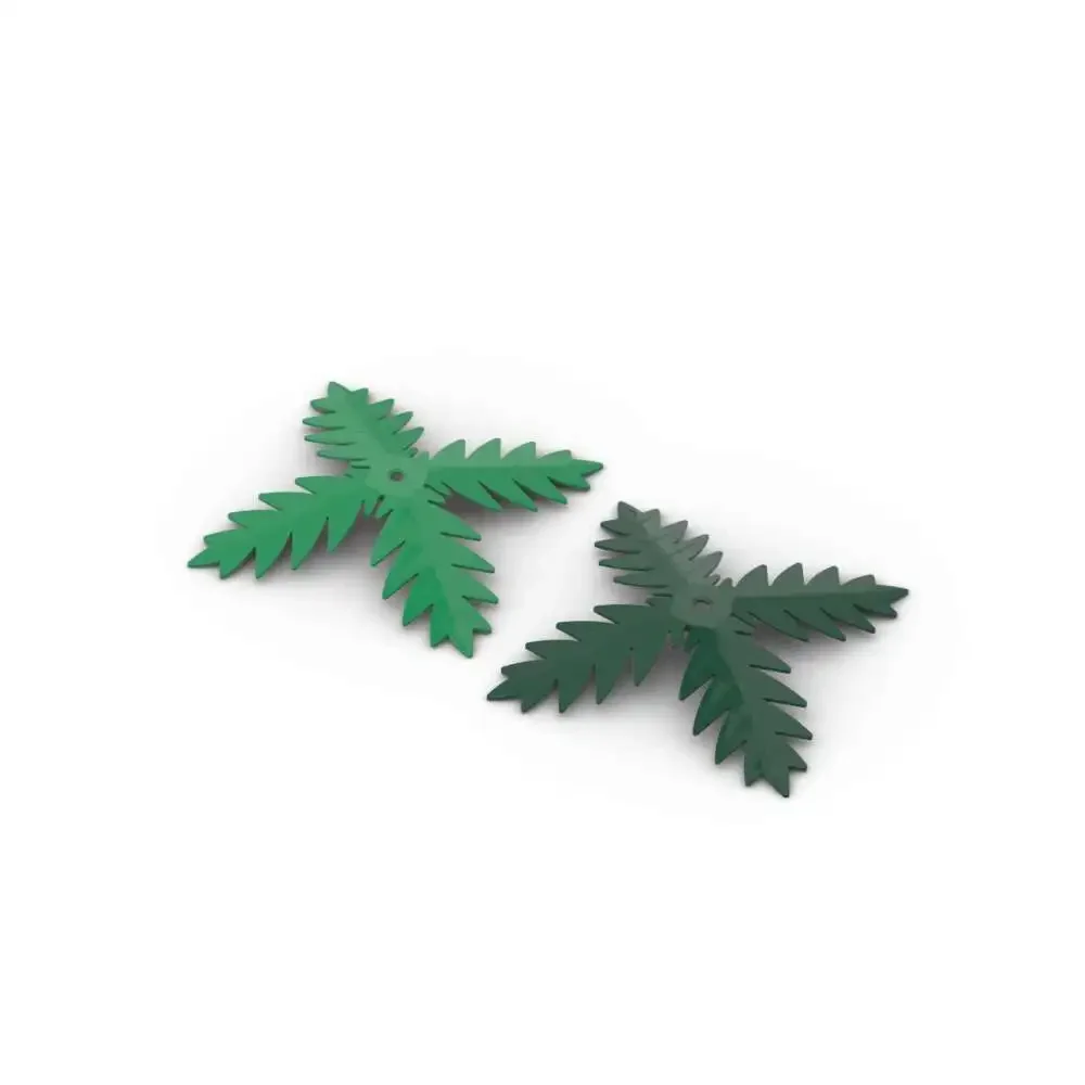 MOC 1PCS Puzzle Particle  30339 Plant Tree Palm Leaf 4  Blocks Kit Forest Garden Decoration DIY Idea Toy Kid Gifts Dropshipping