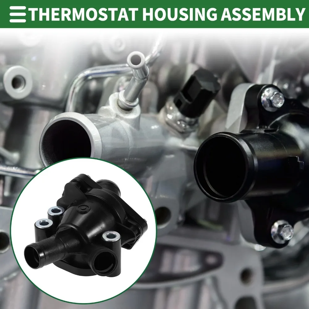 31319606 Thermostat Engine Coolant Thermostat Assy for Volvo XC60 S40 S60 J60F, Aluminum Alloy or Plastic