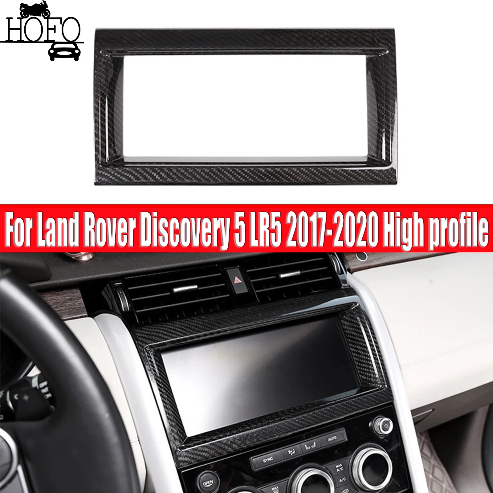 1PC GPS Navigation Panel Trim Cover For Land Rover Discovery 5 LR5 2017-2020 High profile model