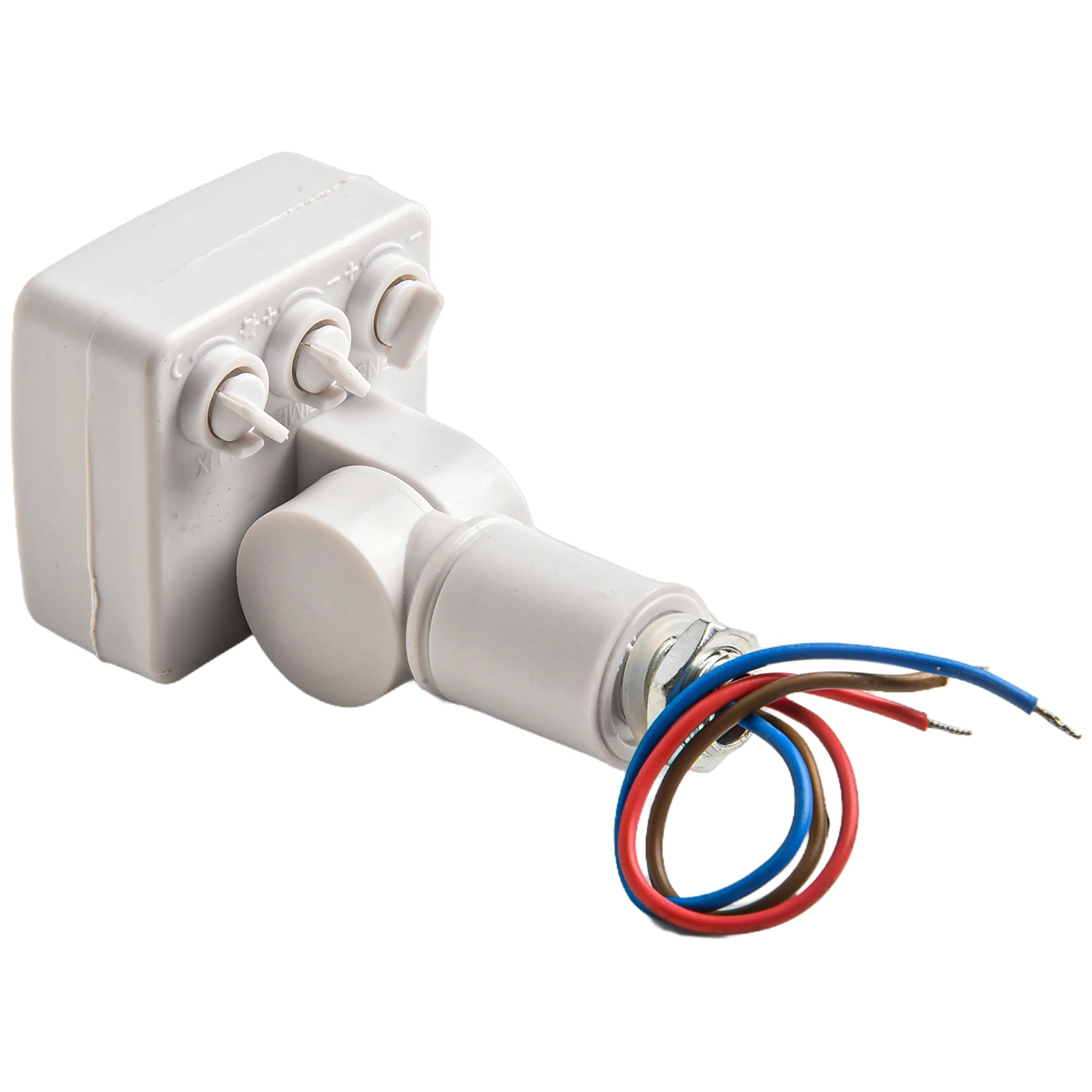 180 Degree Adjustable PIR Motion Sensor Switch for Outdoor Lighting Optimized for Day and Night Use with Sensitivity Control