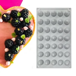 35 Cells Raspberry Silicone Fondant Cake Decoration Silicone Mold Hand Made Decorating DIY Chocolate Candy Kitchenware