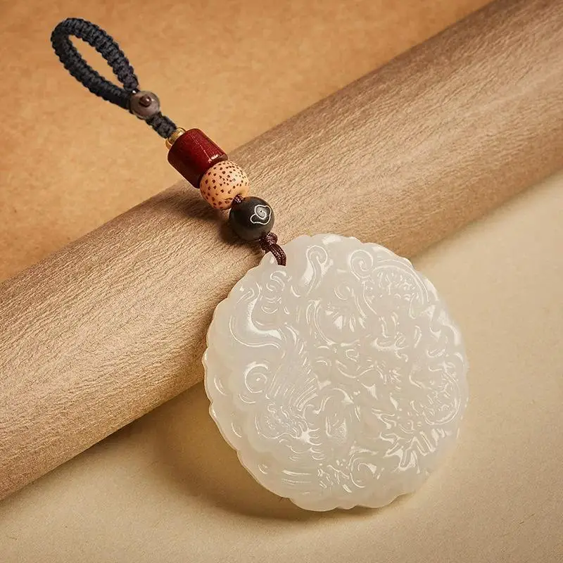 Drachen-Phönix Glücksbringer Autoschlüsselanhänger Exquisiter Anhänger für Männer und Frauen Taschenornamente – Detail 4