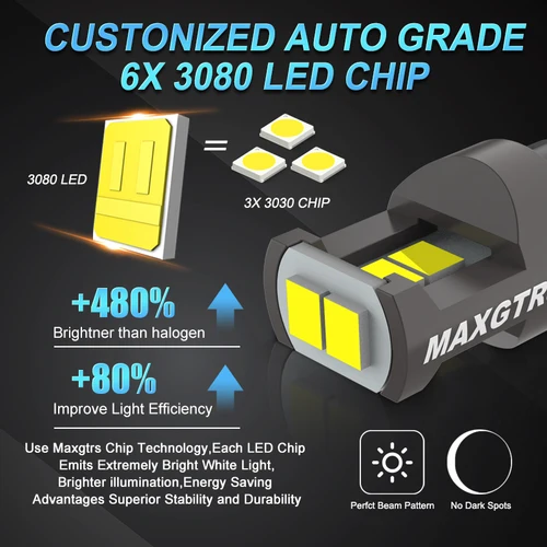 Imagen 2 del producto 5x W5W 3080 SMD coche T10 LED 194 168 cuña reemplazo lámpara de Panel de instrumentos inverso bombillas blancas y azules para luces de liquidación