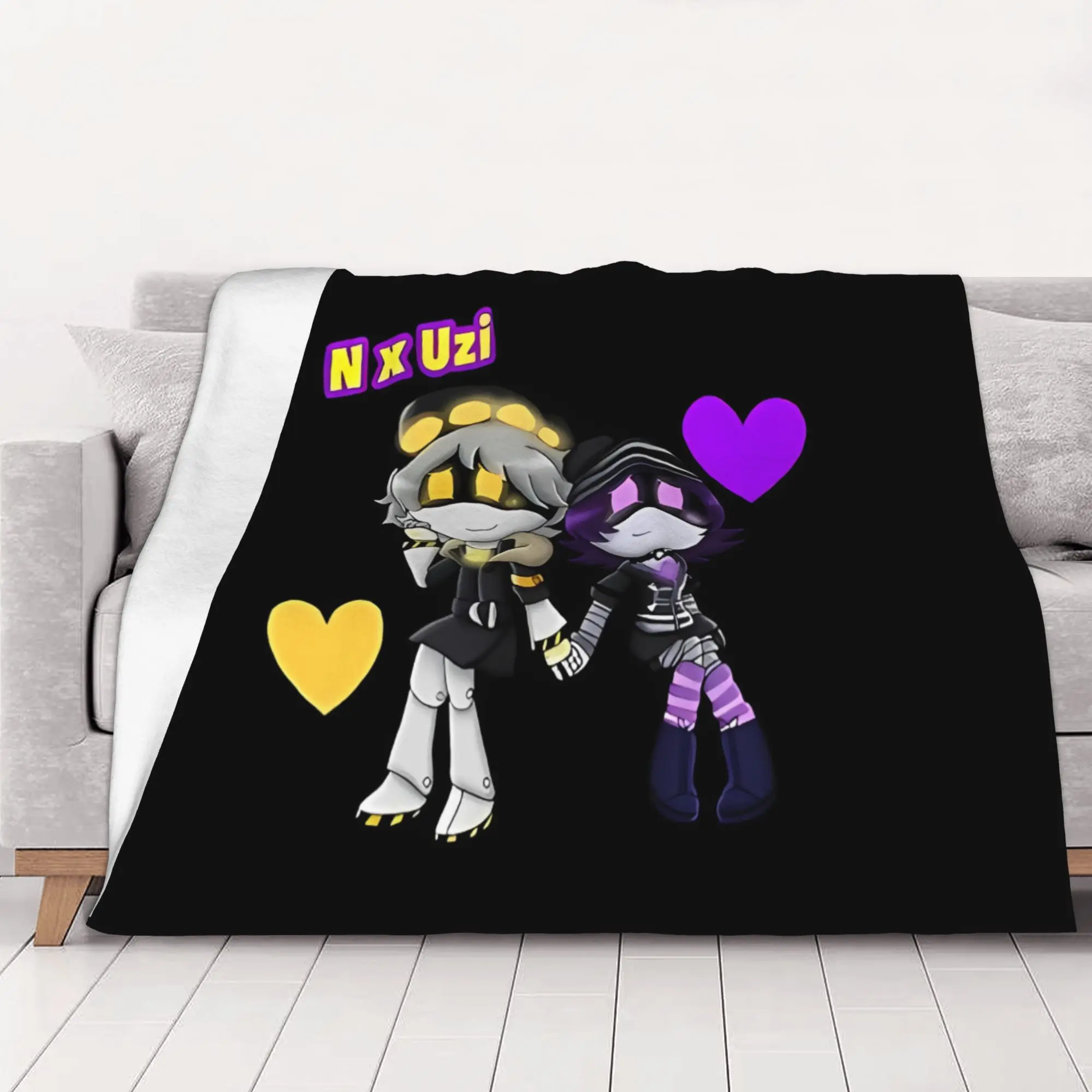 1PC home Cute Room Decor Classic Blanket Throw Blanket Murder Drones Novelty Warm Blanket All Season