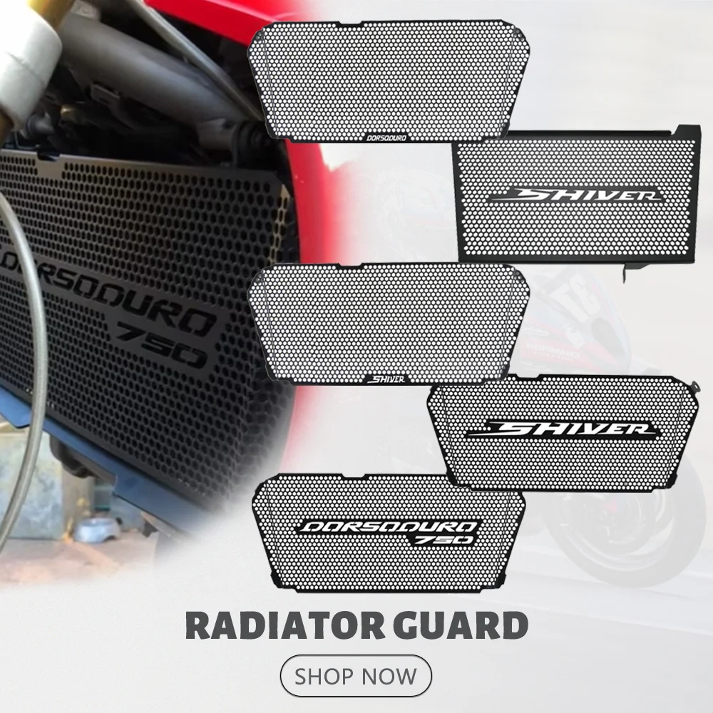 

For Aprilia Shiver750 Shiver 750 SL Shiver 900 Radiator Grille Guard Cover Protection Protector Dorsoduro 900 750 2007 - 2025