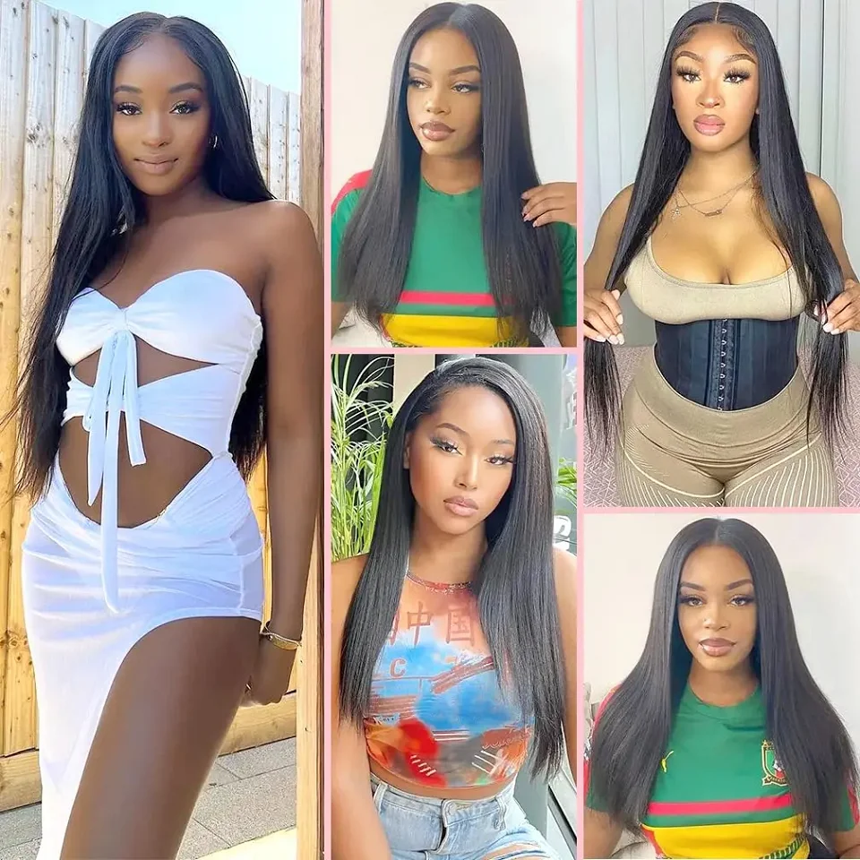 Brazilian 30 40 Inch Raw Virgin Unprocessed Human Hair Extensions Bone Straight Human Hair Weave Bundles 1/3/4 Pcs Double Wefts S21521320367a4cbcadaa321c1026e28a1