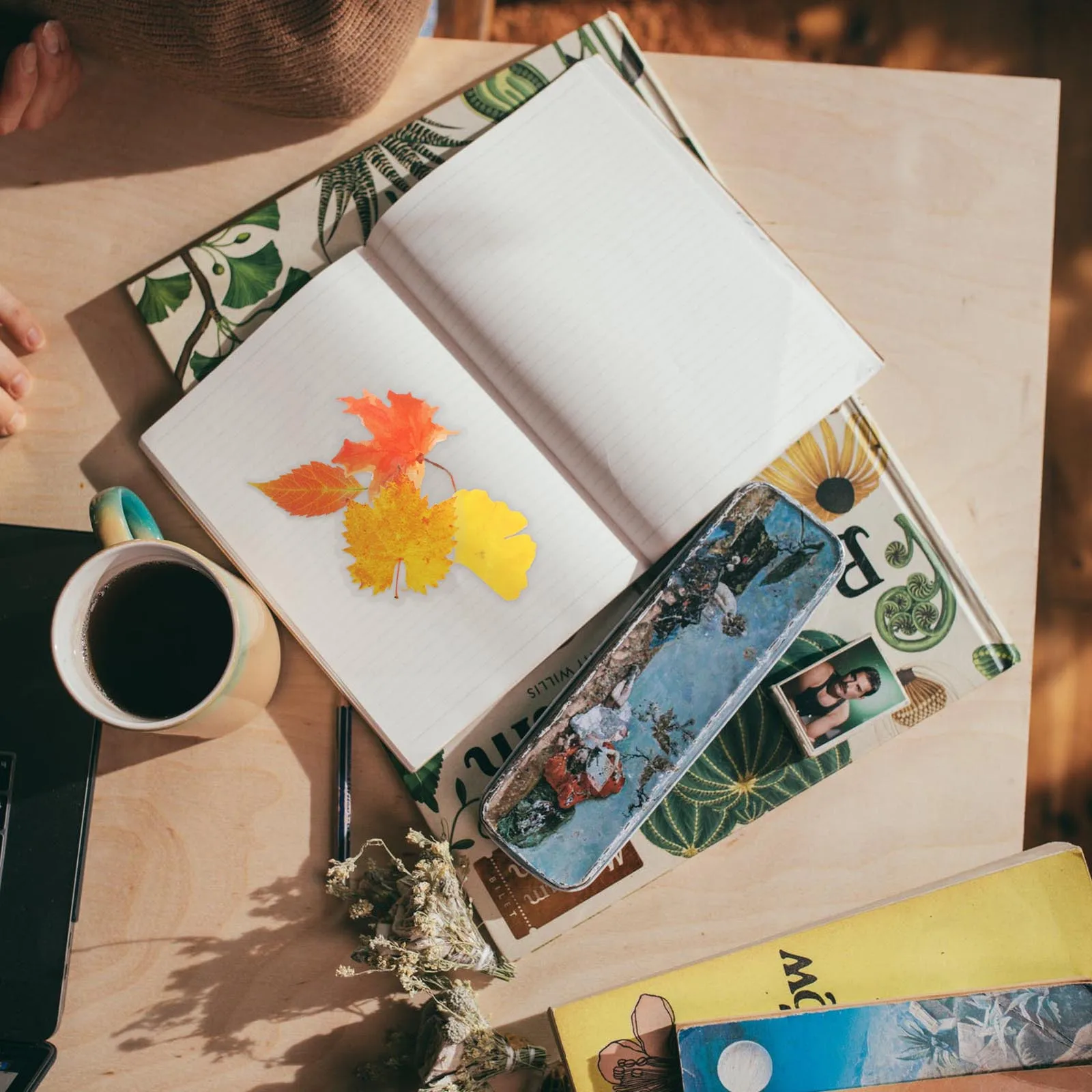 2Sets Creative Botany Stickers Adorable DIY Scrapbook Decors Exquisite Patterns Premium Pet Material Botany Stickers