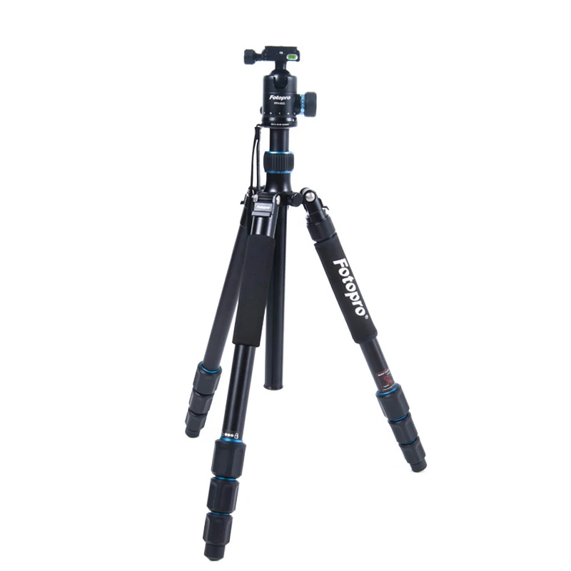 حامل ثلاثي القوائم للكاميرا الاحترافي من FOTOPRO للسفر في الهواء الطلق، حامل ثلاثي محمول Monopod مع حامل ثلاثي القوائم للكاميرا المدمجة برأس كروي