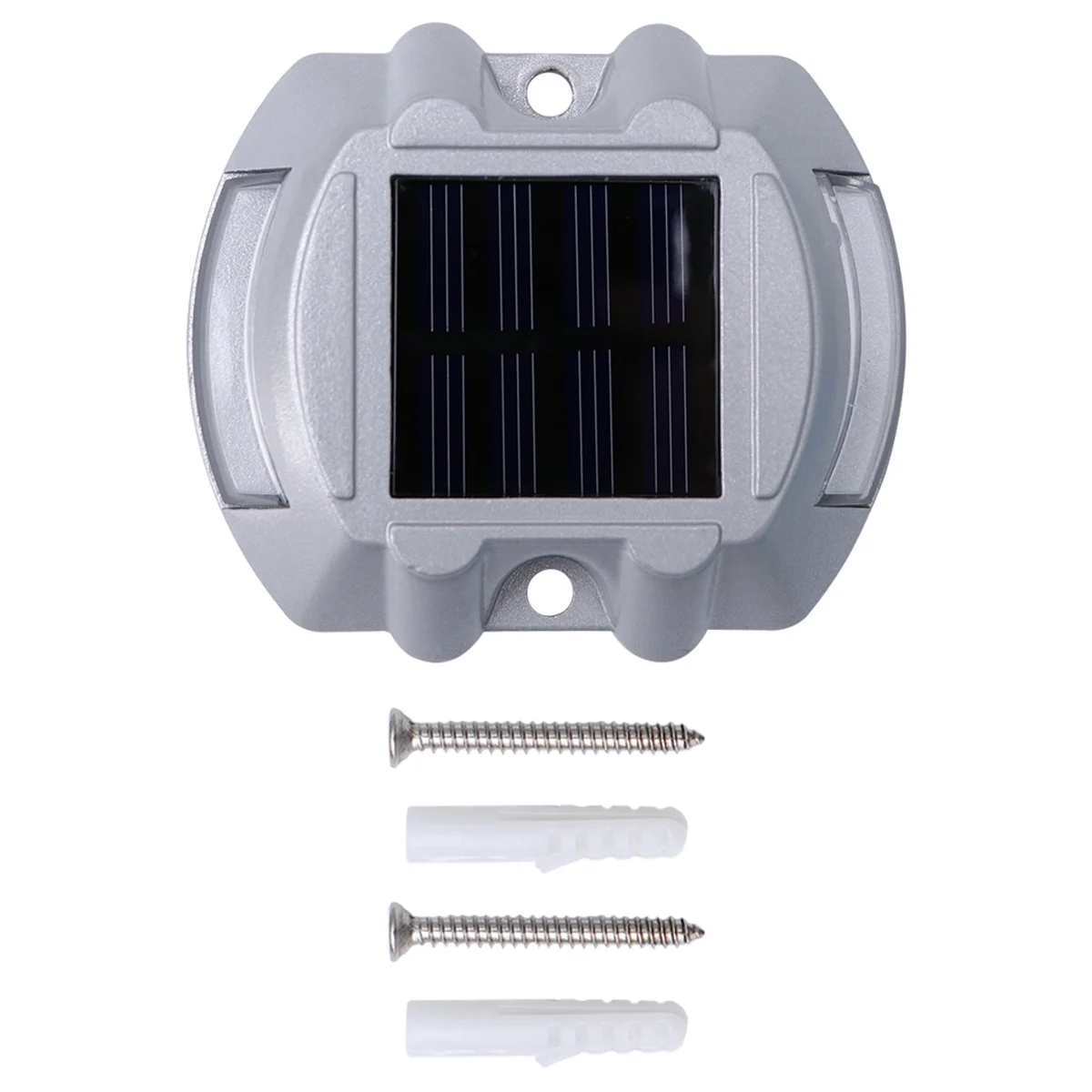 تعمل بالطاقة الشمسية مقاوم للماء ضوء الطريق الأزرق دفن Led مصباح للممر مسار حديقة في الهواء الطلق ساحة إضاءة الشوارع #3