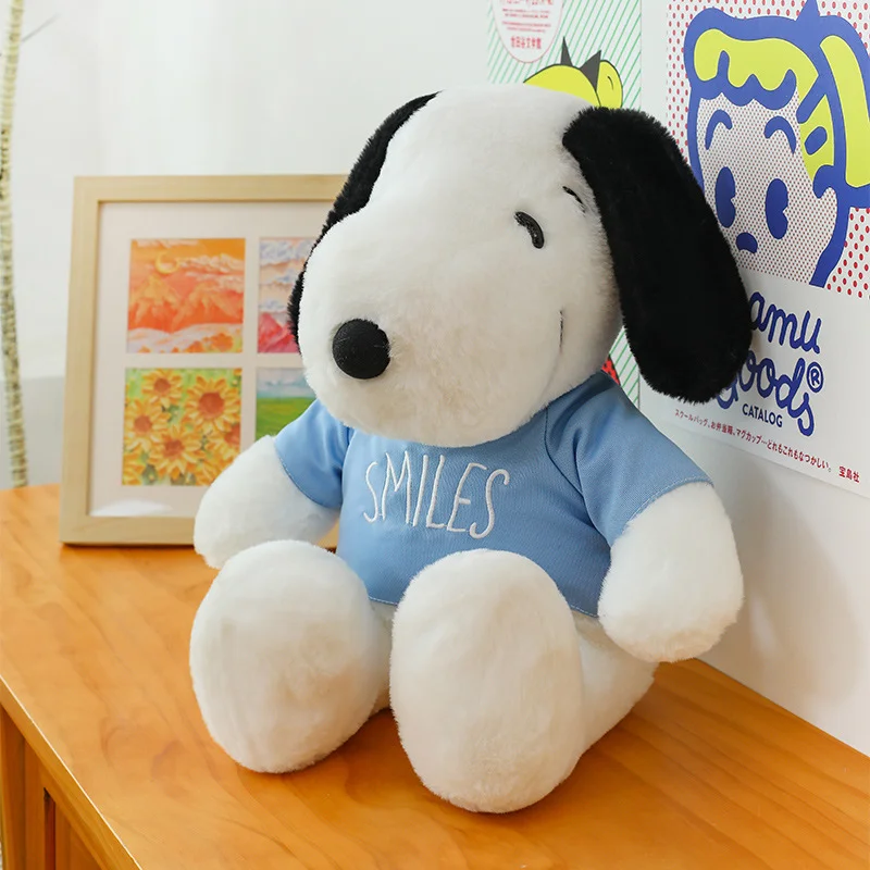 2026 Nuovo 35 centimetri Del Fumetto Sveglio Snoopy Peluche Cuscino Divano Schienale Peluche Bambola Regali Per I Bambini regalo di compleanno