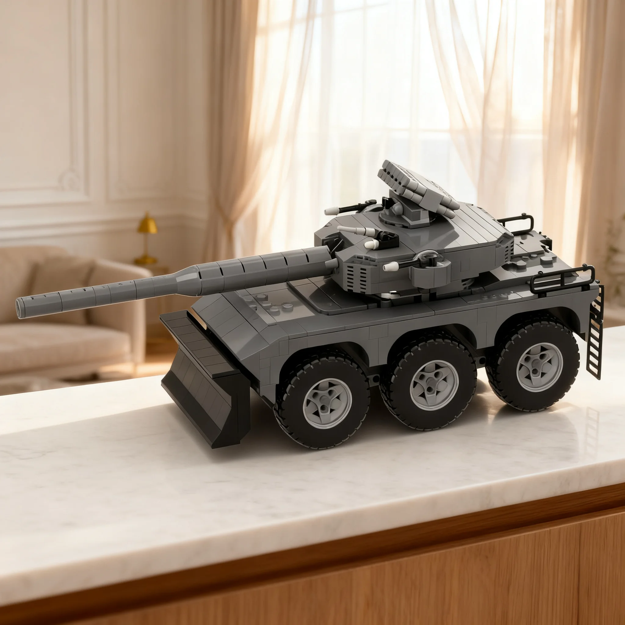 1262pcs MOC Space HTV-92 Heavy Assault Tank Model Building Blocks Christmas Gift Architecture Toys Brick Birthday DIY Assemble