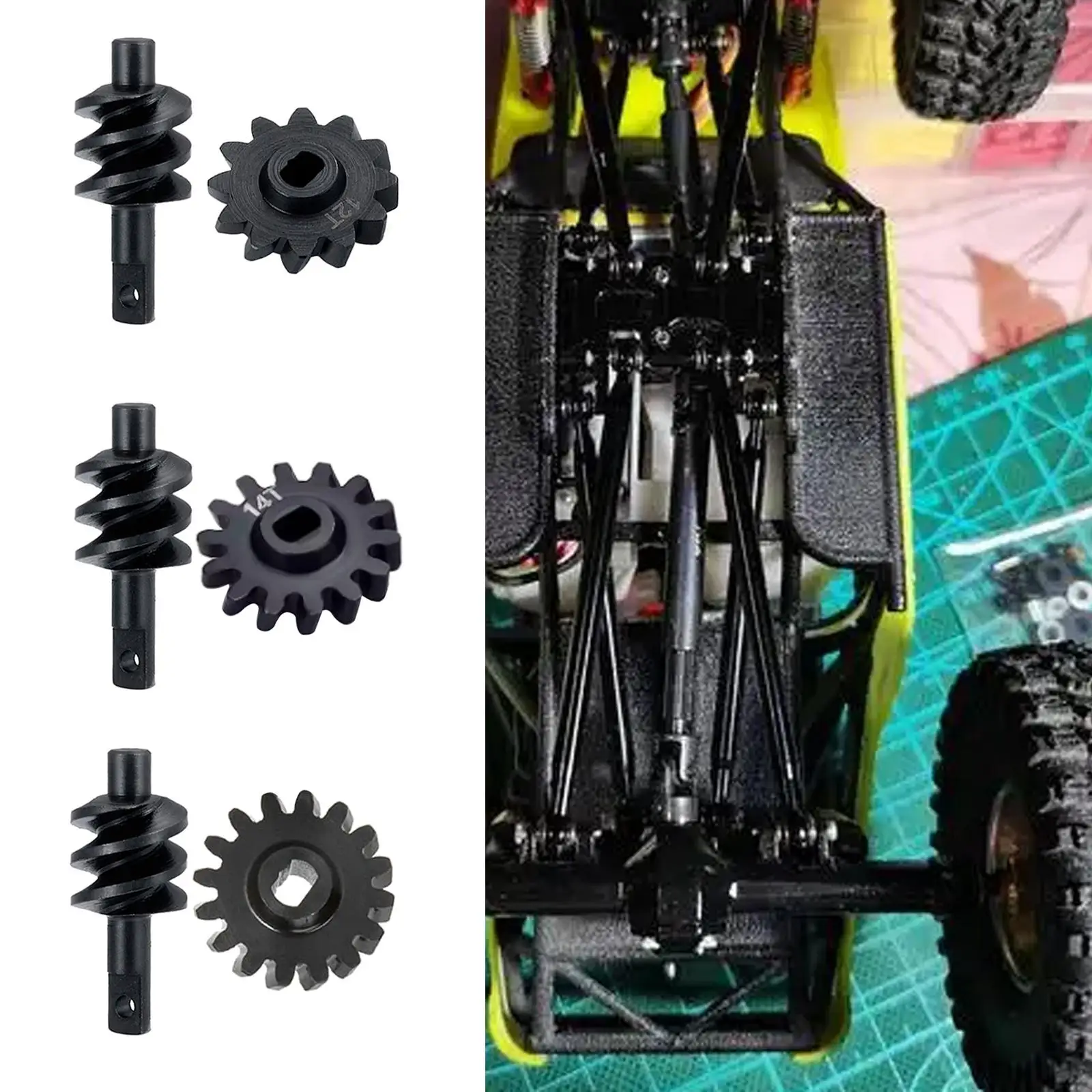Differential Steel Gear Replacement Worm Gear Easily Install Professional Sturdy