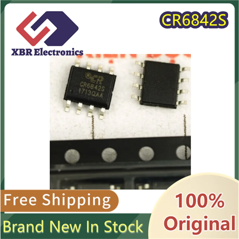 

(10/50 pieces) CR6842S CR6842 power controller chip IC SOIC-8 new original authentic spot free shipping