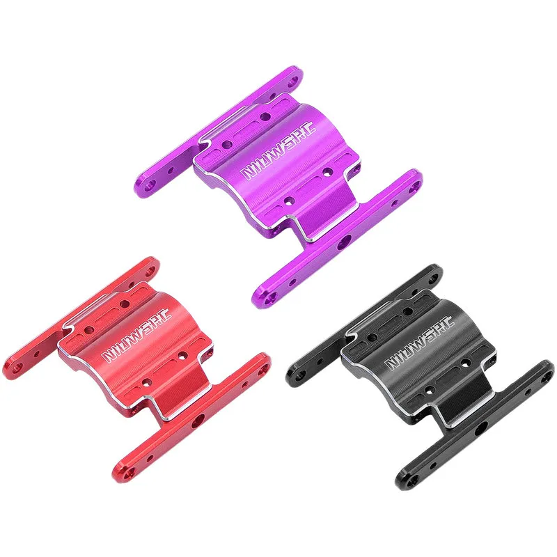 CNC Aluminum Chassis Plate for FMS 1/18 FCX18 LC80 RC Crawler, Middle Gearbox Upgrade Base Part
