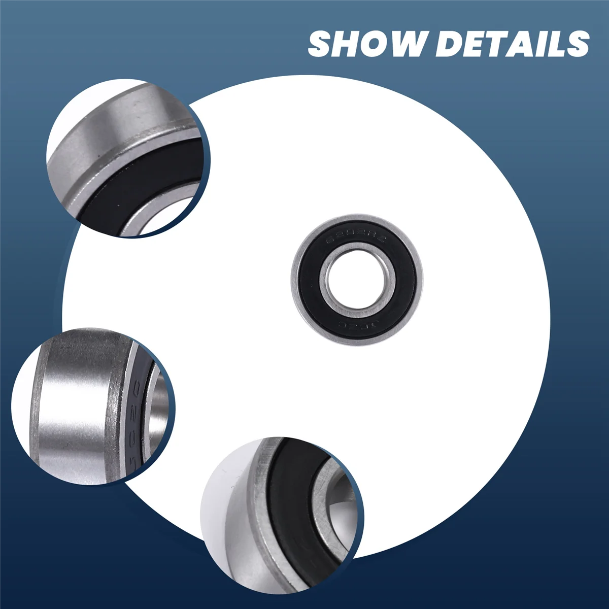 A44TReplacement 6202RZ Roller-Skating Deep Groove Ball Bearing 35x15x11mm