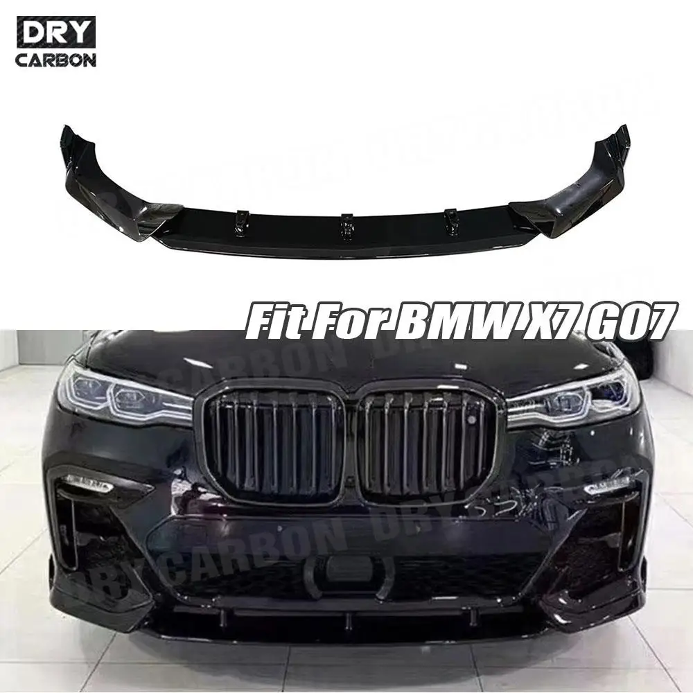 

Front Bumper Lip Front Lip Spoiler Diffuser Chin For BMW X7 G07 M Sport 2019 2020 2021 Gloss Black Front Lip Accessories