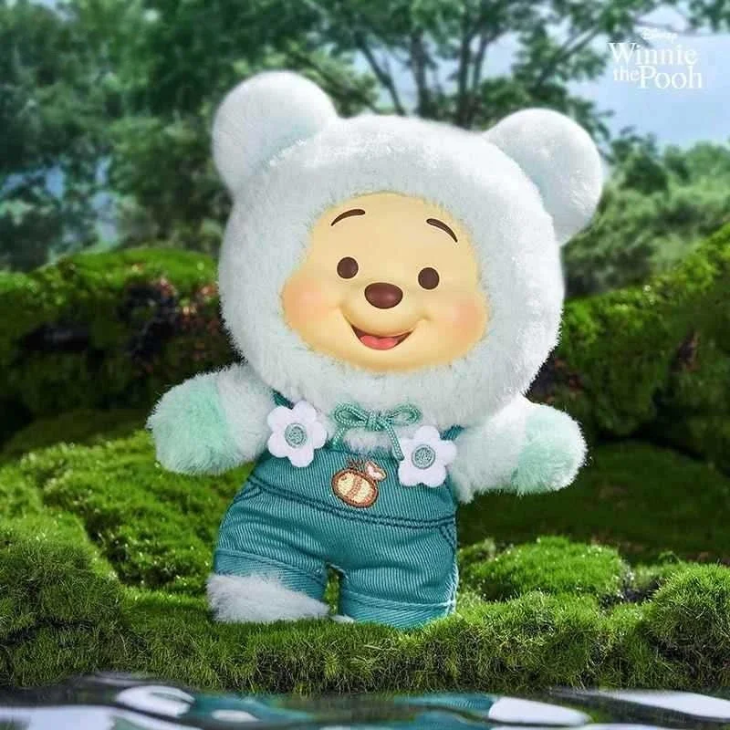 سلسلة Disney Winnie The Pooh Blind Box: دمية كاندي بير من القطيفة من الفينيل - لعبة مثالية للأطفال، زخرفة ومفاجأة عيد الميلاد