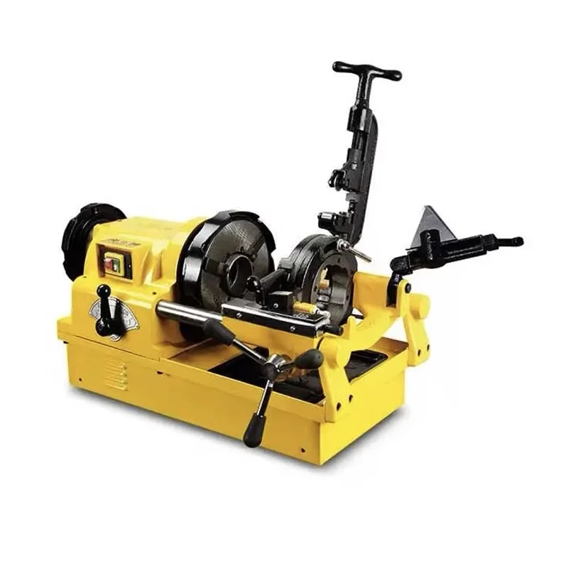 Electric pipe threading machine, multi-function light 3-inch thread turning machine, pipe fire fighting twisted wire cutter