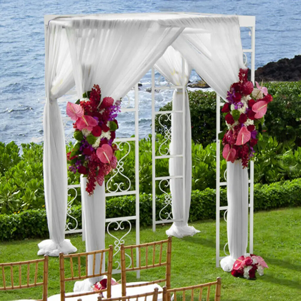 

Outdoor Wedding Canopy Arch,Pergola Pavilion Plants Stand Rack for Wedding Garden Lawn Backyard Patio,Climbing Vines,Roses