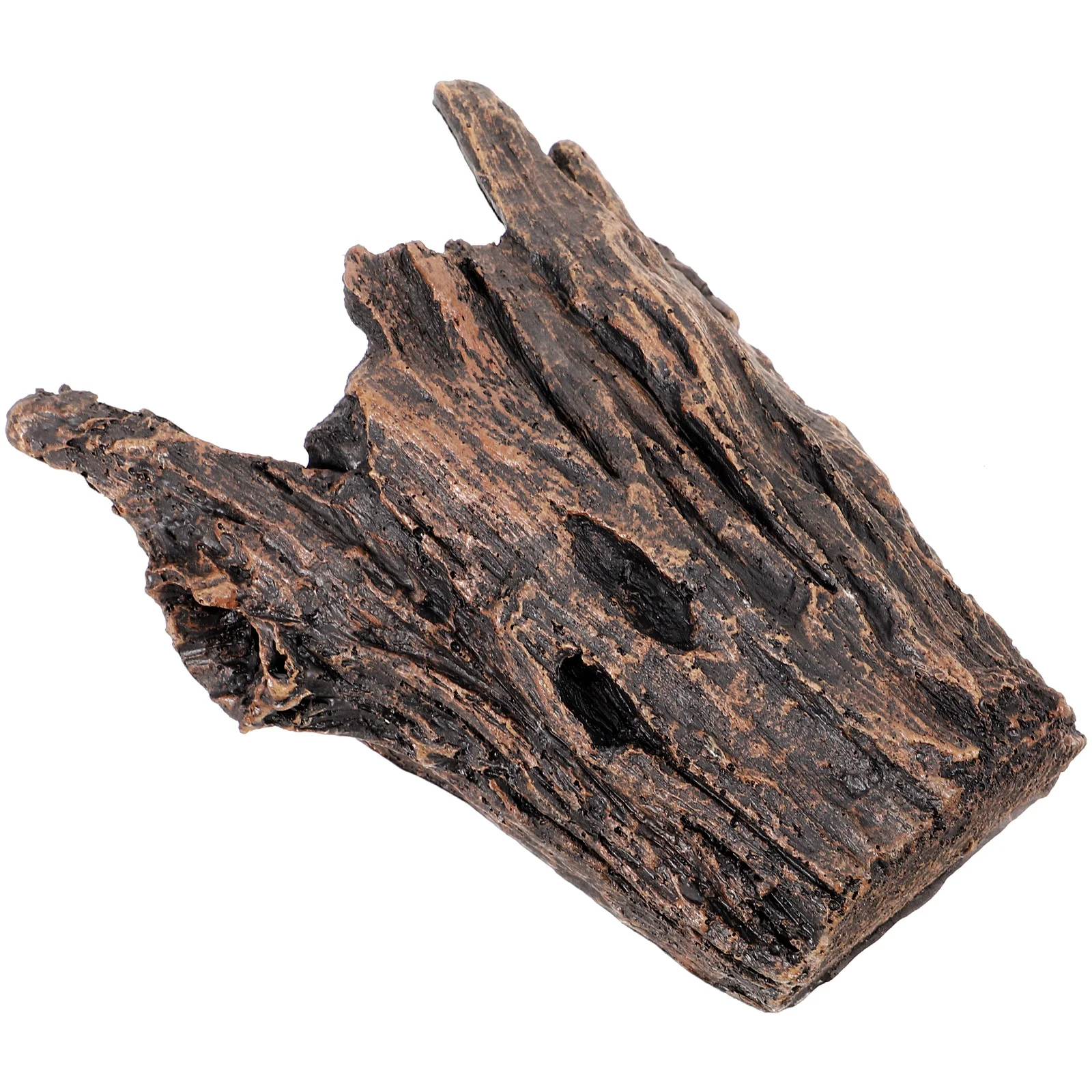 

Vivid Resin Tree Hole Aquarium Decoration Safe Durable Fish Hideout Perfect for Pond Supplies Aquarium Hideaway