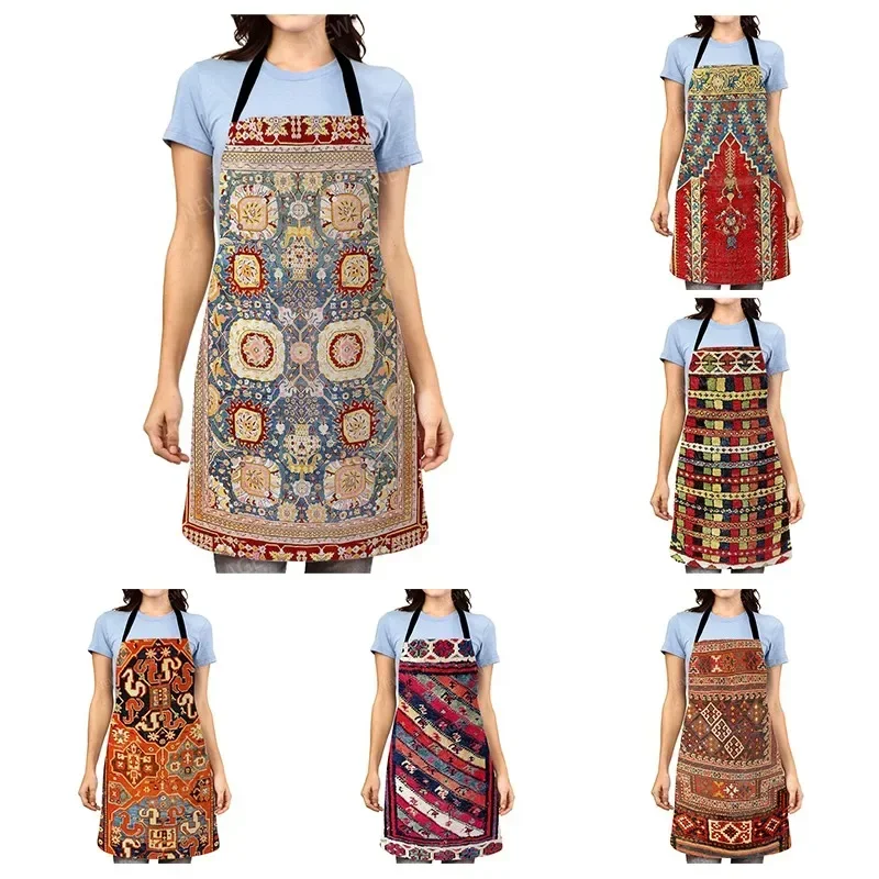 Aesthetic Women kitchen apron original Children Waterproof girl custom man waiter work apron oil proof Morocco vintage Persia