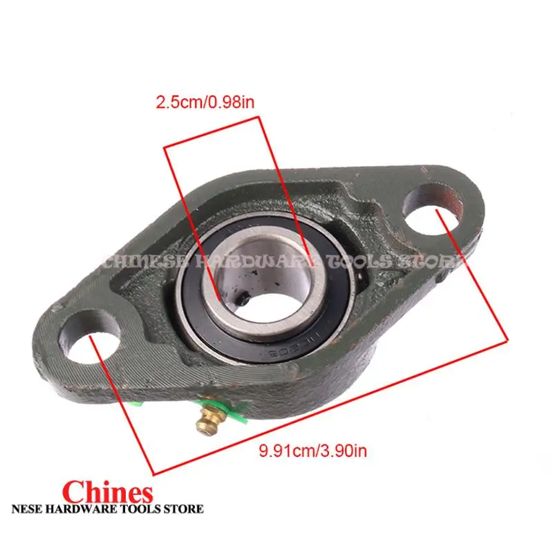 ตลับลูกปืนทรงกลม UCFL 205 ตลับลูกปืนแบบแบนสำหรับเครื่องจักรกลการเกษตร