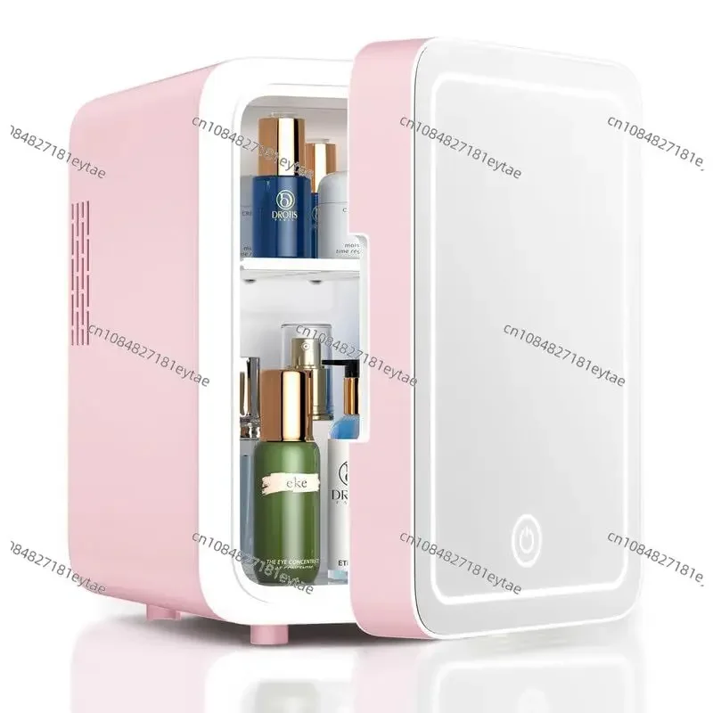 Beauty refrigerator LED third gear adjustment brightness 4L mini small refrigerator car cooling heating