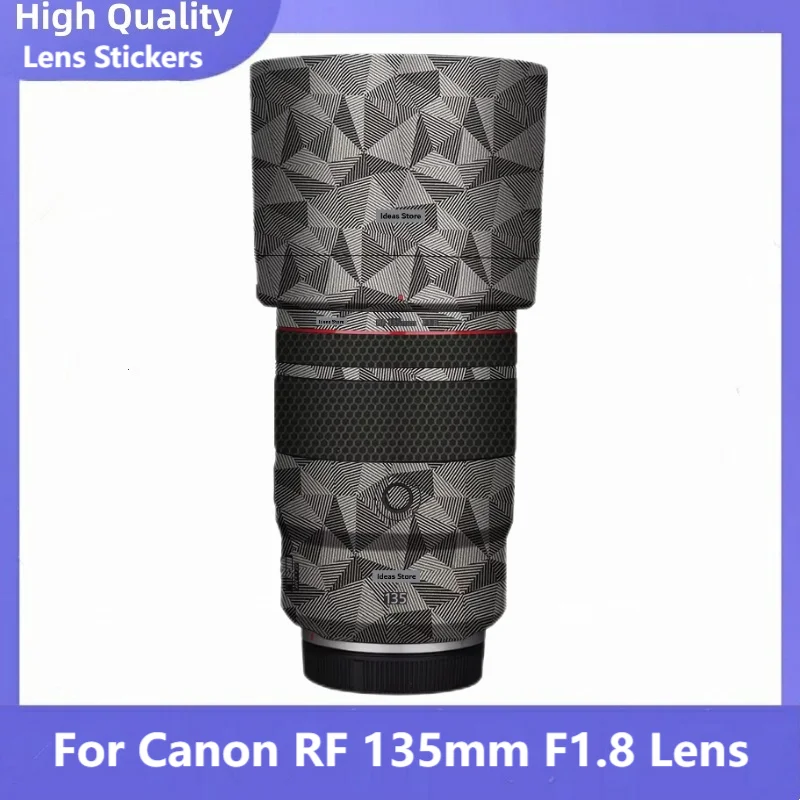 

Для Canon RF 135 мм F1.8 L IS USM наклейка на объектив кожи виниловая пленка для объектива камеры защитная наклейка на корпус RF135 135 1,8 F/1,8