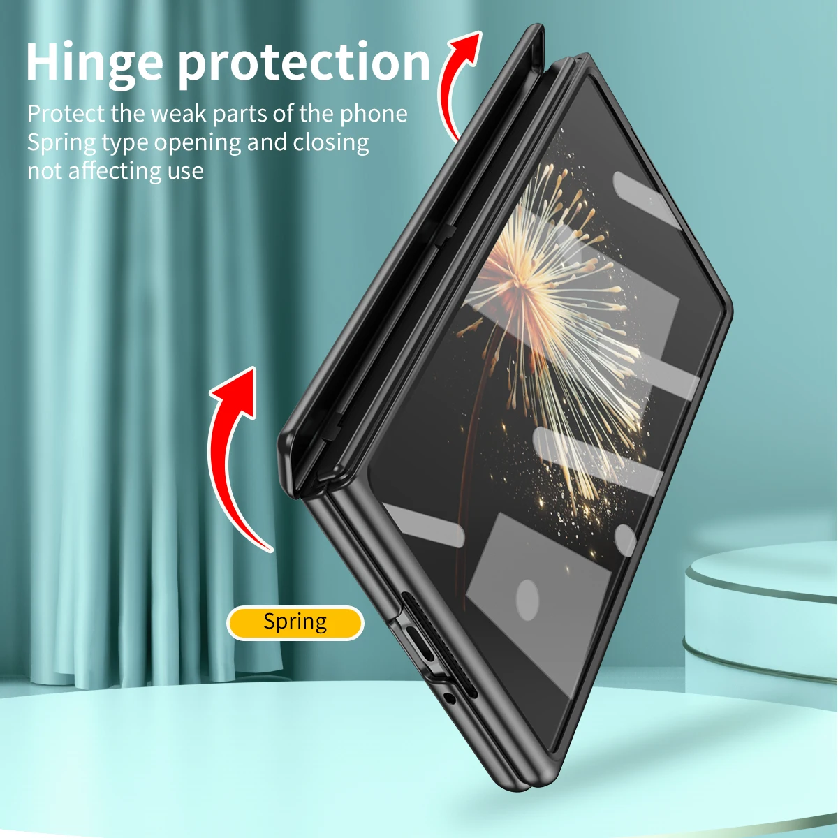 For Xiaomi MIX Fold 4 3 Case Hinge Plating Matte Mechanical For MIX Fold 3 Cases Kickstand 360 Full Screen Protector Cover