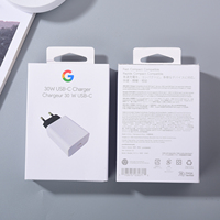 Original 30W Charger For Google Pixel 9 8 7 6 Pro XL 8A 7A  Fast Charging EU/US Plug Power Adapter Compatible with USB-C Devices