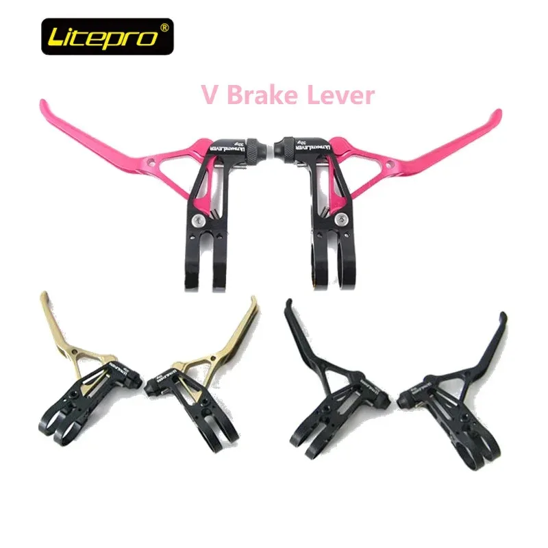 

Litepro 22,2 мм Ultimate Сверхлегкий 32 г V Тормозной рычаг с ЧПУ из полого сплава Городской велосипед Складной велосипед Тормозные рычаги Тайваньская технология